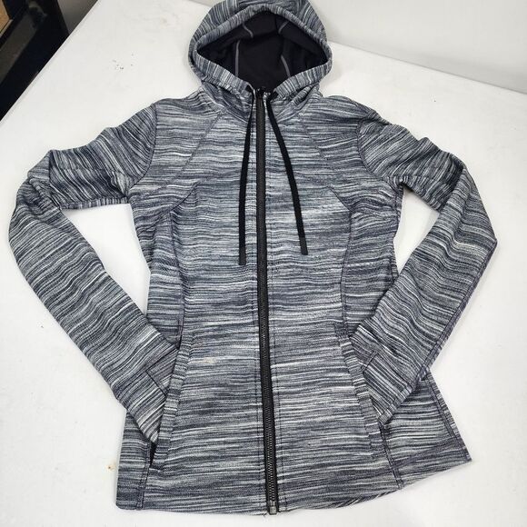 Lululemon Hooded Define Jacket Nulu Mini Space Dye Herringbone 6 - Picture 2 of 7